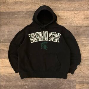 Y2K 2000s Michigan State Spartans Spellout Hoodie